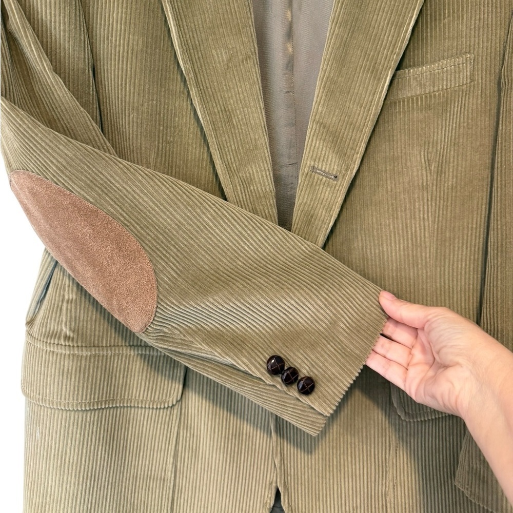 Orvis Sporting Traditions Corduroy Blazer Sport Coat Elbow Patches Size 42R - Picture 3 of 15